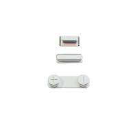 Толкатели боковых кнопок для iPhone 5 комплект (белый)