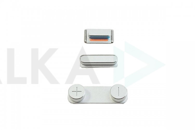 Толкатели боковых кнопок для iPhone 5 комплект (белый)