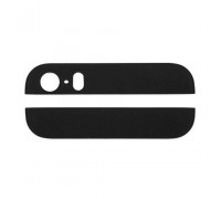 Стеклянные вставки задней панели для iPhone 5s (черный)