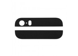 Стеклянные вставки задней панели для iPhone 5s (черный)