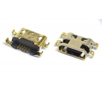 Разъем зарядки для Alcatel OT 4014D/ 4015D/ 4015X/ 4018D/ 4033D/ 4035D/ 6012D/ 6012X/ 6016D/ Meizu M2 mini/ ZTE L2/ China A708 (системный разъем micro USB)