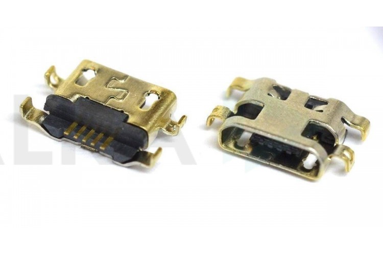 Разъем зарядки для Alcatel OT 4014D/ 4015D/ 4015X/ 4018D/ 4033D/ 4035D/ 6012D/ 6012X/ 6016D/ Meizu M2 mini/ ZTE L2/ China A708 (системный разъем micro USB)
