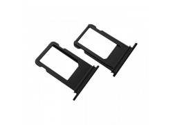 Держатель SIM для iPhone 7 (4.7)/ 7 Plus (5.5) (черный оникс)