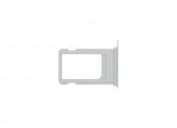 Держатель SIM для iPhone 7 (4.7)/ 7 Plus (5.5) (серебро)