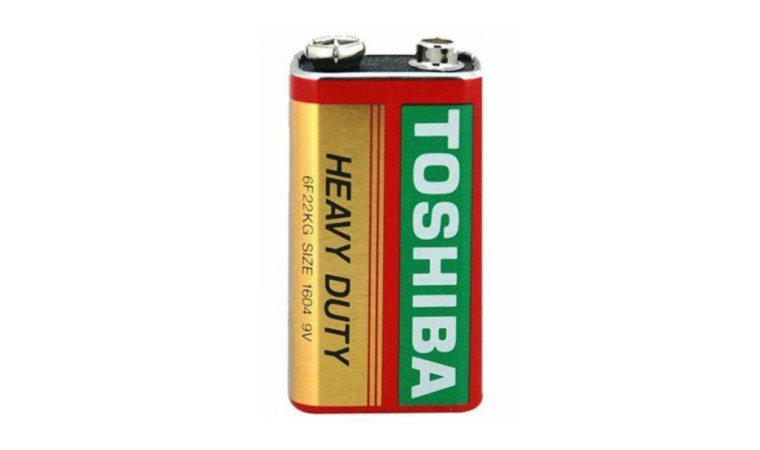 Батарейка солевая Toshiba 6F22 крона/1SH (цена за 10 штук) Батарейка солевая Toshiba 6F22 крона/1SH (цена за 10 штук)