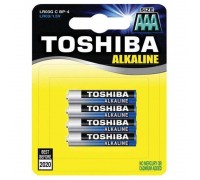 Батарейка алкалиновая Toshiba LR03/4BL High Power Alkaline