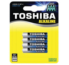 Батарейка алкалиновая Toshiba LR03/4BL High Power Alkaline