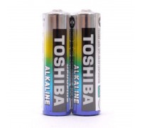 Батарейка алкалиновая Toshiba LR6 AA/2SH (цена за спайку 2 шт)