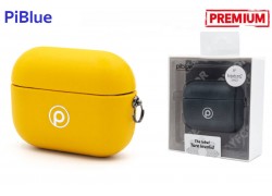 Чехол для наушников Piblue case Airpods pro 2 кожа (желтый)