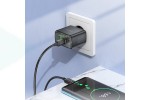 Сетевое зарядное устройство USB + USB-C HOCO CS42A PD30W+ QC3.0 (черный)