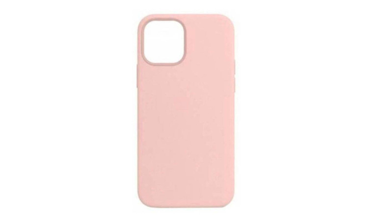 Чехол для iPhone 13 (6.1) Silicone Case Soft Touch (бледно-розовый)