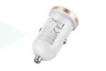Автомобильное зарядное устройство АЗУ USB + USB-C BOROFONE BZ22  PD30W + QC3.0 (белый)