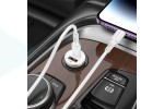 Автомобильное зарядное устройство АЗУ USB + USB-C BOROFONE BZ22  PD30W + QC3.0 (белый)