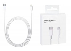 Кабель USB Type-C - Lightning cable org 1in1 (белый) 1м NEW (Л)