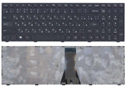Клавиатура для ноутбука Lenovo G50-30 черная рамка