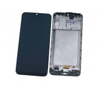 Дисплей для Samsung M315F Galaxy M31 Black в сборе с тачскрином + рамка, 100%