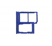 Держатель SIM для Samsung A315 (синий)