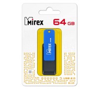 Флешка USB 2.0 Mirex CITY BLUE 64GB (ecopack)