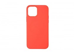 Чехол для iPhone 12 mini (5.4) Silicone Case Soft Touch (красно-оранжевый)