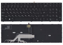 Клавиатура для ноутбука HP Probook 450 G5 455 G5 470 G5 черная с подсветкой