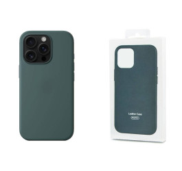 Чехол для iPhone 16 (6,1) Silicone Case Soft Touch MagSafe Lake Green (зеленое озеро)