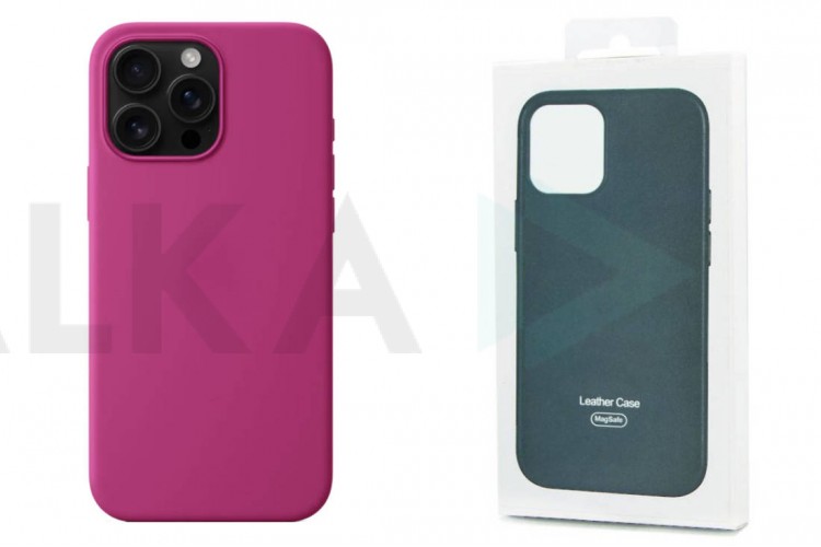 Чехол для iPhone 16 (6,1) Soft Touch MagSafe Fuchsia(фуксия)