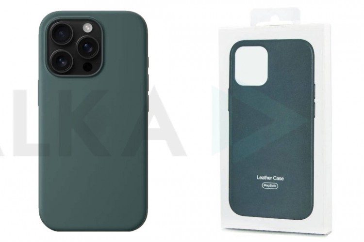 Чехол для iPhone 16 Pro(6,3) Soft Touch MagSafe Lake Green (зеленое озеро)