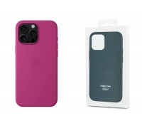 Чехол для iPhone 16 Pro Max (6,9) Soft Touch MagSafe Fuchsia (фуксия)