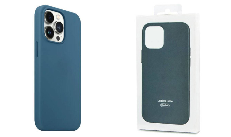 Чехол для iPhone 13 (6,1) MagSafe силиконовый с анимацией в цвет чехла на экране Blue Jay (голубая сойка)