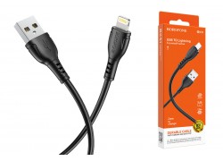 Кабель USB - Lightning BOROFONE BX51, 2,4A (черный) 1м