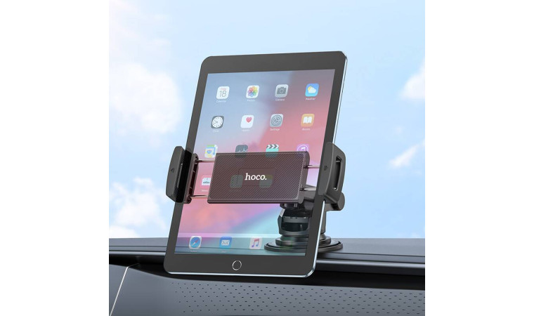 Держатель автомобильный для телефона HOCO CA120 Prospering center console car holder for tablets цвет черный Держатель автомобильный для телефона HOCO CA120 Prospering center console car holder for tablets цвет черный