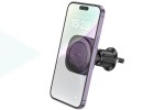 Держатель автомобильный для телефона HOCO H28 Rainbow ring magnetic car holder(air outlet) цвет черный