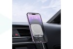 Держатель автомобильный для телефона HOCO HW17 Crystal magnetic wireless fast charging car holder(air outlet) белый