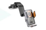 Держатель автомобильный для телефона HOCO HW8 Transparent Discovery Edition wireless fast charging car holder(center console) черный прозрачный