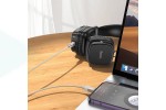 Кабель аудио HOCO UPA32A (штекер Lightning - вход AUX 3.5 mm) 1 метр черный