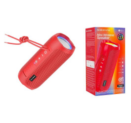 Портативная беспроводная колонка BOROFONE BR21 Sports BT (красный)