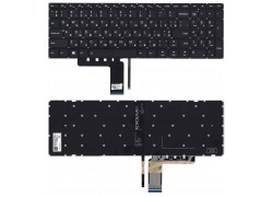 Клавиатура для ноутбука Lenovo IdeaPad 310-15ISK  черная с подсветкой