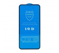 Защитное стекло дисплея iPhone 12 (6.1) 10D (тех. уп.) "Рисунок Щит" (черный)