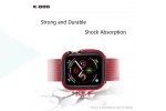 Защитная накладка для Apple Watch 45 мм K-DOO DEFENDER (синий)