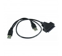 Кабель USB2.0 Type-A (M) --> SATA II + доп.питание (USB2.0) для подключения оптического привода