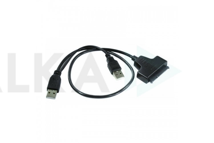 Кабель USB2.0 Type-A (M) --> SATA II + доп.питание (USB2.0) для подключения оптического привода