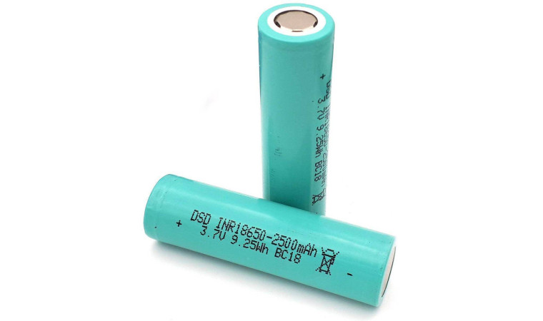 Аккумулятор 18650 (2500mAh, 0.5С, 60мОм, 300 циклов)