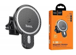 Держатель автомобильный для телефона HOCO CA85 Ultra fastmagnetic wireless charging car holder черный