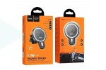 Держатель автомобильный для телефона HOCO CA85 Ultra fastmagnetic wireless charging car holder черный