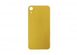 Задняя крышка (стекло) для iPhone XR (желтый) легкая установка CE