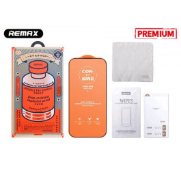 Защитное стекло Remax Medicine Glass GL-83 CORNING for  iPhone 15 PLUS (6.7) Black (МЕДИЦИНА)
