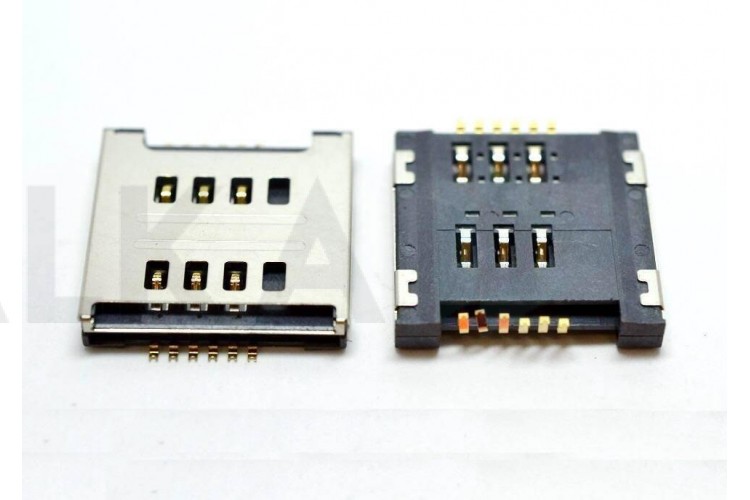 Контакты SIM для LG P715/ E615/ E455/ T370/ T375 с держателем