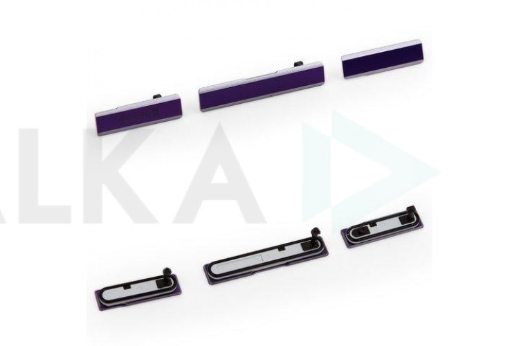 Боковые заглушки для Sony Xperia Z1 (L39h) фиолетовый