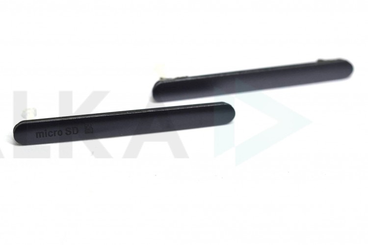 Боковые заглушки для Sony Xperia Z3 Dual (D6633) черный