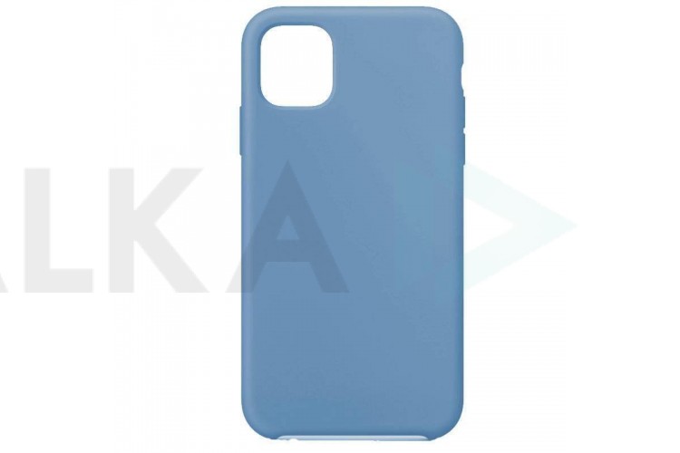 Чехол для iPhone 11 (6.1) Silicone Case Soft Touch (небесный)